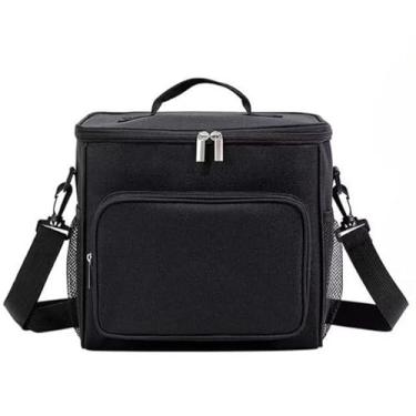 Imagem de Bolsa Térmica Portátil para Marmita e Bebidas com Alça Ajustável, Viagem, Trabalho, Academia(Cor Aleatório)