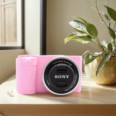 Imagem de Capa de silicone para câmera Vlog Sony ZV-E10 II, rosa