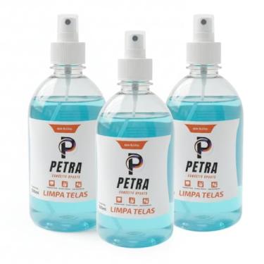 Imagem de Kit 3 Limpa Telas Petra 500ml – Limpa Lentes, Celulares e Óculos