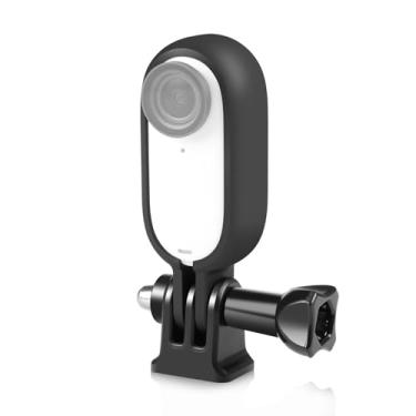 Imagem de Moldura protetora de plástico Insta360 GO 3 / GO 3S com parafuso e adaptador (preto)