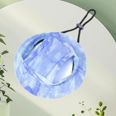 Imagem de Chapéu de sol para cães FPS 50+ - Boné de pescador azul para proteção ao ar livre, viagens na praia e aventuras de verão