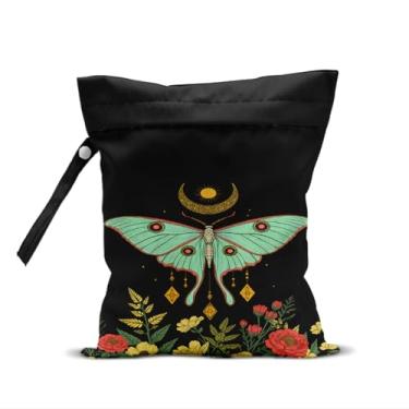 Imagem de Bolsa impermeável e úmida para roupas de banho, viagens, cosméticos, roupas sujas para piscina, ioga, academia, artigos de higiene, carrinho, bolsas de praia de viagem, presentes de bruxaria, bruxaria