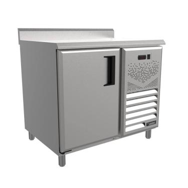 Imagem de Balcão de Encosto Refrigerado Venâncio 1m Linha Prime 220V Borda Espelhada PCFRH10-32900