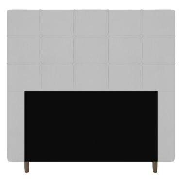 Imagem de Cabeceira Cama Box Casal King Size Leiria 195cm Branco