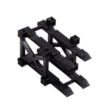 Imagem de simhoa Expositor de miniaturas de veículos em escala 1:64, vitrine prática e organizador para decoração de mesa, coleção de artesanato realista, 8cm X 4.8cm X 4cm