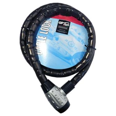 Imagem de GP Tech, Trava GP Tech Articulada Moto Cabo Aço Cadeado Antifurto 22X150