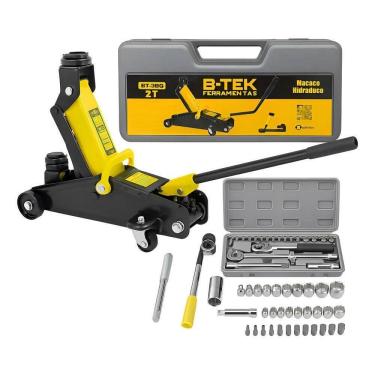 Imagem de Kit Macaco Hidráulico Tsd. Imports 2 Toneladas Tipo Jacarezi