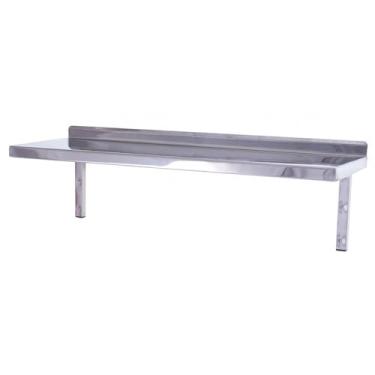 Imagem de Prateleira Inox Benfati 100X40CM com 2 Suportes Mão Francesa 383