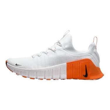 Imagem de Nike Free Metcon 6 Tênis de treino masculino (branco/laranja/preto), Branco/laranja de segurança/preto, 39