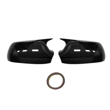 Imagem de Capa de espelho retrovisor de carro, para 2 3 6 2003 2004 2005 2006 2007 2008 capa de espelho lateral retrovisor capa de espelho de asa com acabamento em fibra de carbono