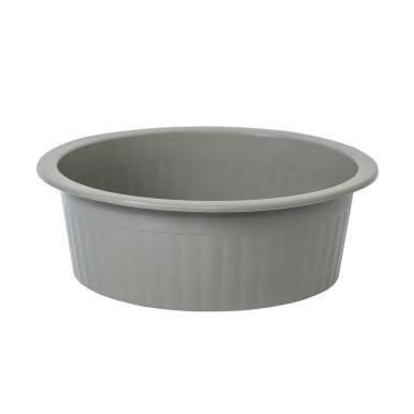 Imagem de Bacia Canelada 4,9l Plasvale Cinza