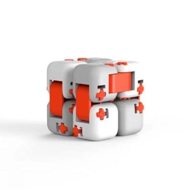 Imagem de Xiaomi Mi Fidget Cube, branco, vermelho, 10,3 x 2,6 x 7,1