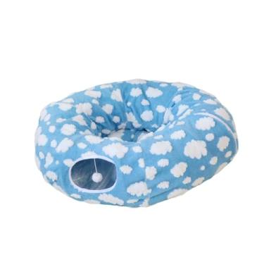 Imagem de Ｂｅｓｇａ Túnel para Gatos, Cama, Casinha, Playground, Esconderijo, Brinquedo Interativo para Gatos de Pequeno, Médio e Grande - Diversão