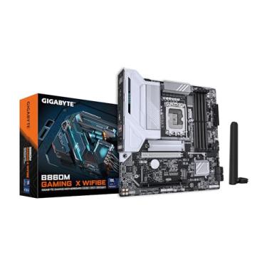 Imagem de Placa Mãe Gigabyte B860M GAMING X WIFI6E (LGA 1851/4xDDR5/HDMI/DP/M.2/USB 3.2)
