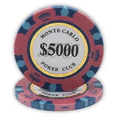 Imagem de Fichas de pôquer DA VINCI Monte Carlo Poker Club 14g x50 rosa