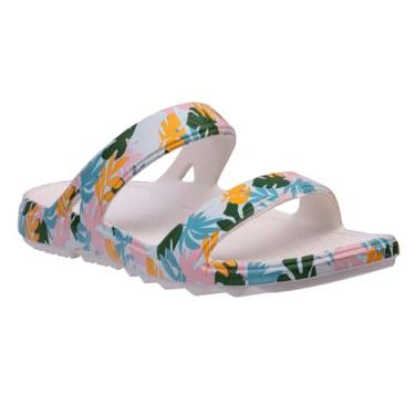 Imagem de Spenco Sandália feminina Fusion Slim Slide, Branco, 34