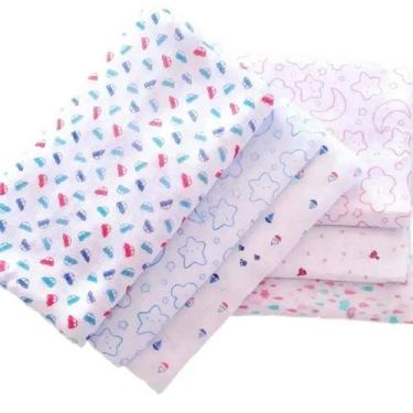 Imagem de Toalha Fralda Bebê Kit c/3 unidades Luxo - Incomfral, Menino