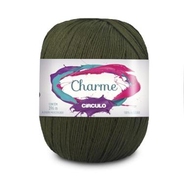 Imagem de Fio Linha Charme 396m e 150g Ideal p/Crochê e Tricô Marca Círculo (5164 - VERDE-ARBUSTO)