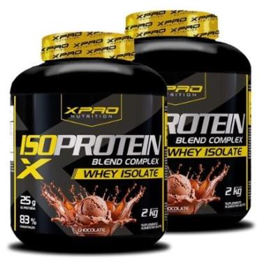 Imagem de Kit 2x Whey Iso Protein Blend Complex  Isolado 2Kg - XPRO-Unissex