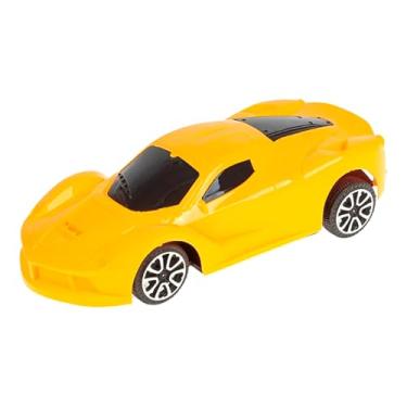 Imagem de Carrinho de Controle Remoto com Volante, Escala 1:20, 27MHz, Plástico ABS, 20x9x7cm, 3 Funções, para Crianças +3 Anos (Amarelo)