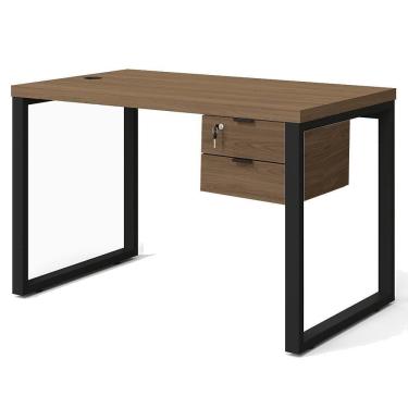 Imagem de Mesa Escritorio 150 Com Gaveteiro Industrial Frame Kappesberg Munique