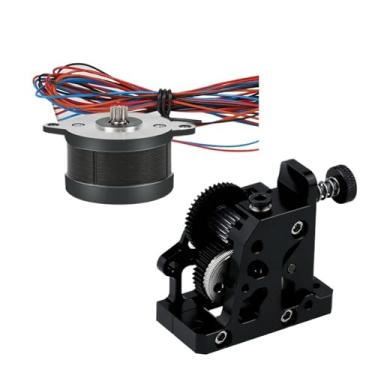 Imagem de Extrusora de engrenagem dupla - engrenagem de redução de aço duro com motor 36STH20, compatível com impressoras 3D CR10/CR10S/Ender3 V2/VORON(Brack)
