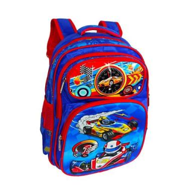 Imagem de Mochila Infantil Menino Escolar Bolsa Altura 40cm Grande Impermeável R