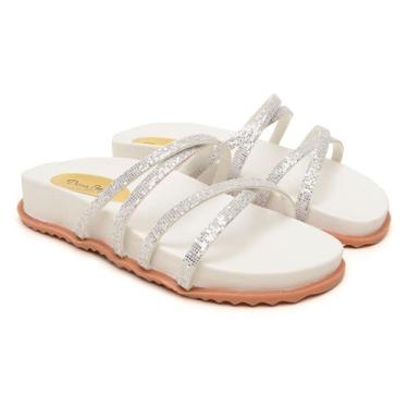 Imagem de Papete Rasteirinha Sandalia  Slide Adulto Menina Moda Blogueira Verao 