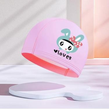 Imagem de Touca Natação Infantil Profissional Impermeável Menino/Menina - Poolsy