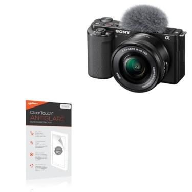 Imagem de BoxWave Película protetora de tela compatível com Sony ZV-E10 – ClearTouch antirreflexo (pacote com 2), película fosca antiimpressão digital