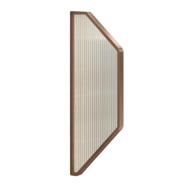 Imagem de DJVHSRI Defletor de privacidade de mictório de 107 cm de altura, tela defletora de vaso sanitário de vidro temperado, divisória de mictório, divisória de banheiro, para locais públicos/hotéis/loja