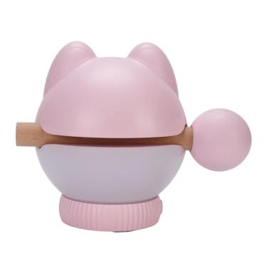 Imagem de WALFRONT Abajur de Cabeceira Pequeno Fofo Lucky Cat Abajur Recarregável Sem Fio Regulável Com 3 Níveis de Brilho Luz Noturna Portátil para Decoração de Escritório Em Quarto de Casa (Róseo)