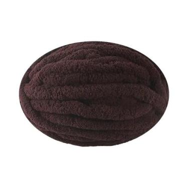 Imagem de Fio Grosso Multicolorido 250g Macio E Quente Para Tricô, Crochê, Cober