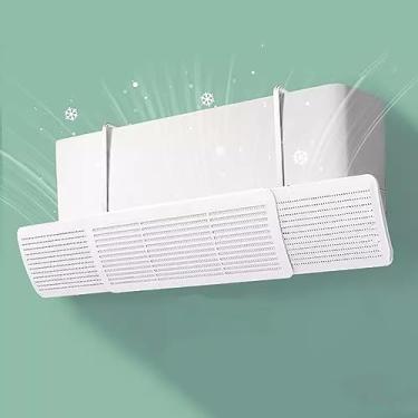 Imagem de Defletor de vento ajustável do ar condicionado - Melhora a circulação do fluxo de ar de resfriamento e aquecimento (tamanho C) para conforto e eficiência ideais