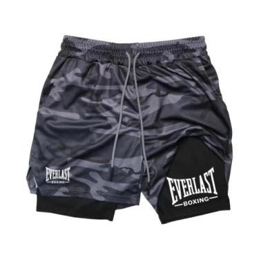 Imagem de Shorts Esportivos Masculinos Justos De Secagem Rápida E Respiráveis Co