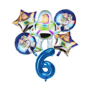 Imagem de Balões De Folha Buzz Lightyear E Woody Do Toy Story Para Festa De Aniv