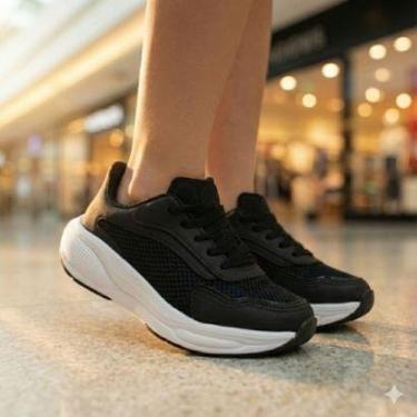 Imagem de Tênis Infantil Molekinho Esportivo Mesh Preto-Masculino