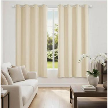 Imagem de Cortina Roma 4,00 X 1,70 Metros Para Sala Quarto Cinza - Maria Flor En