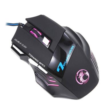 Imagem de Mouse Para Games 7 Botões Conexão Usb