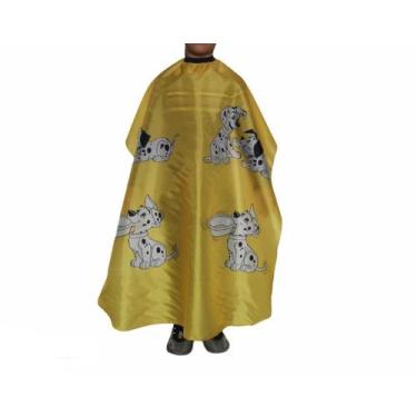 Imagem de Capa De Corte Infantil Estampada Profissional Barbeiro Cabeleireiro Am