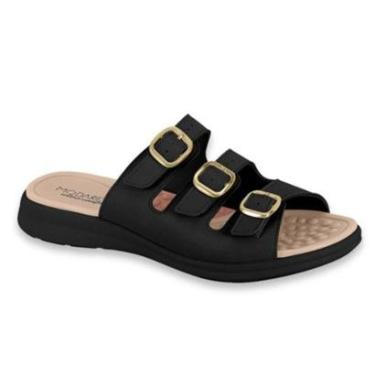 Imagem de Sandalia Feminina Modare Ortopedica Esporão Fascite Plantar Tiras Fivela Ref: 7174.122-Feminino