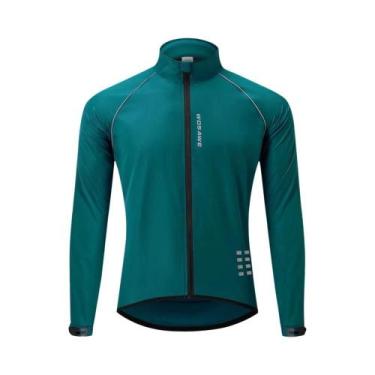 Imagem de Jaqueta Corta-Vento Masculina Ultraleve Refletiva Para Ciclismo, Manga
