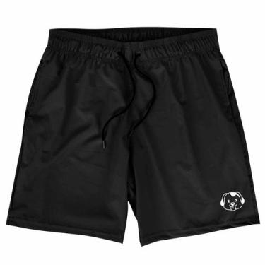 Imagem de Bermuda Praia Elastano Premium Preto WSS Dog, Preto, GG