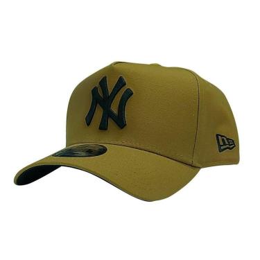 Imagem de Boné New Era 9FORTY A-Frame Snapback New York Yankees Marrom-Unissex