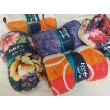 Imagem de Cobertor Manta Fleece Casal Estampada Macia 1,80 X 2,00 - Realce premi