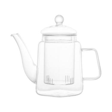 Imagem de Chaleira Lyor Transparente 600ml Faces, 600ml, Transparente