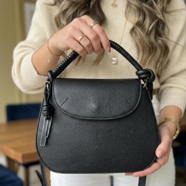 Imagem de Bolsa Feminina Batom Documento Maquiagem Transversal Mão Mochila Celul