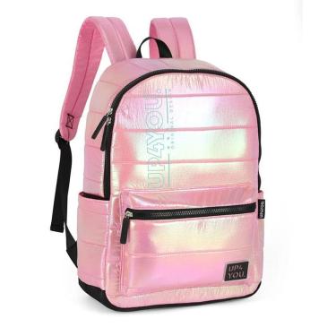 Imagem de Mochila Escolar Infantil UP4YOU MS47893UPHV Rosa - Maxlog
