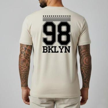 Imagem de Camiseta Masculina Algodão Básicas Camisa Casual Streetwear Premium Mi