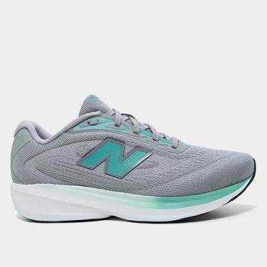 Imagem de Tênis New Balance Fresh Foam 680V9 Masculino, Cinza, Verde, 44